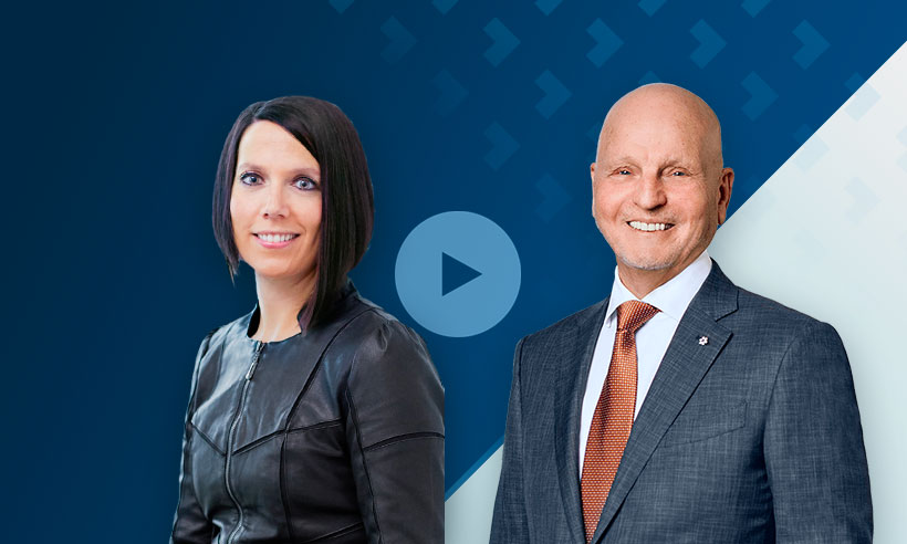 Image showing Jean-Guy Desjardins and Candice Bangsund